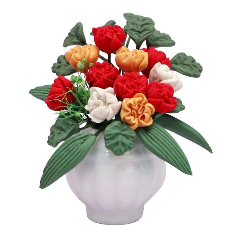 1/12 Dollhouse Mini Flowers Simulation Clay Flower Model Ornament For Doll House Decoration Accessories
1/12 Dollhouse Mini Flowers Simulation Clay Flower Model Ornament For Doll House Decoration Accessories