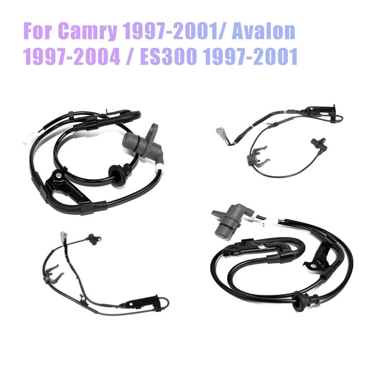 4Pcs Front-Rear / Left & Right ABS Wheel Speed Sensor For Toyota Camry 1997-2001/Avalon 1997-2004/Lexus ES300 1997-2001
4Pcs Front-Rear / Left & Right ABS Wheel Speed Sensor For Toyota Camry 1997-2001/Avalon 1997-2004/Lexus ES300 1997-2001