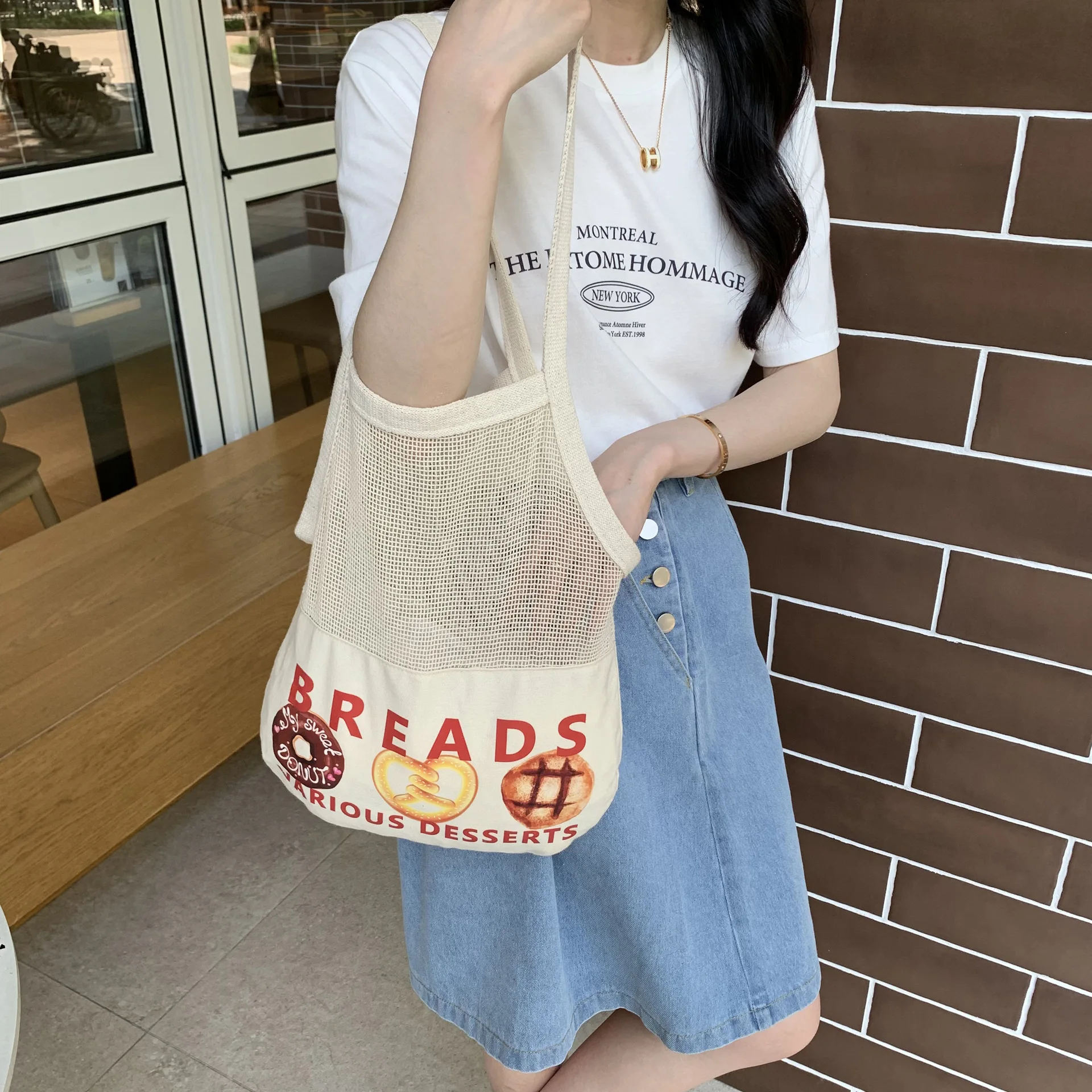 Canvas Bag Women Hasp SOFT High-Capacity Shoulder Bag Handbag Beach Style String Bag
Canvas Bag Women Hasp SOFT High-Capacity Shoulder Bag Handbag Beach Style String Bag