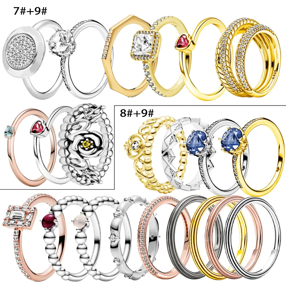 Mybeboa Classic 925 Sterling Silver Ring Elevated Heart Snake Chain Pattern Snowflake Crown Rings Women Engagement Jewelry
Mybeboa Classic 925 Sterling Silver Ring Elevated Heart Snake Chain Pattern Snowflake Crown Rings Women Engagement Jewelry