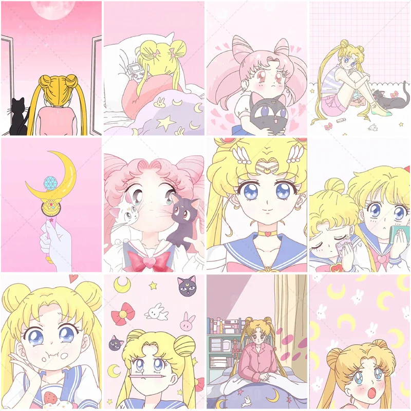 Diamond Painting 5D DIY Anime Sailor Moon Diamond Mosaic Embroidery Cross Stitch Kits Home Decor Art Handicraft Girl Room Decor
Diamond Painting 5D DIY Anime Sailor Moon Diamond Mosaic Embroidery Cross Stitch Kits Home Decor Art Handicraft Girl Room Decor