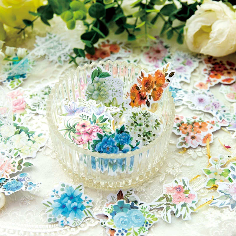 40 sheets Flower Character Sticker ins Style High Beauty Handbook Material Sticker Water Cup Phone Case Sticker 6 models
40 sheets Flower Character Sticker ins Style High Beauty Handbook Material Sticker Water Cup Phone Case Sticker 6 models