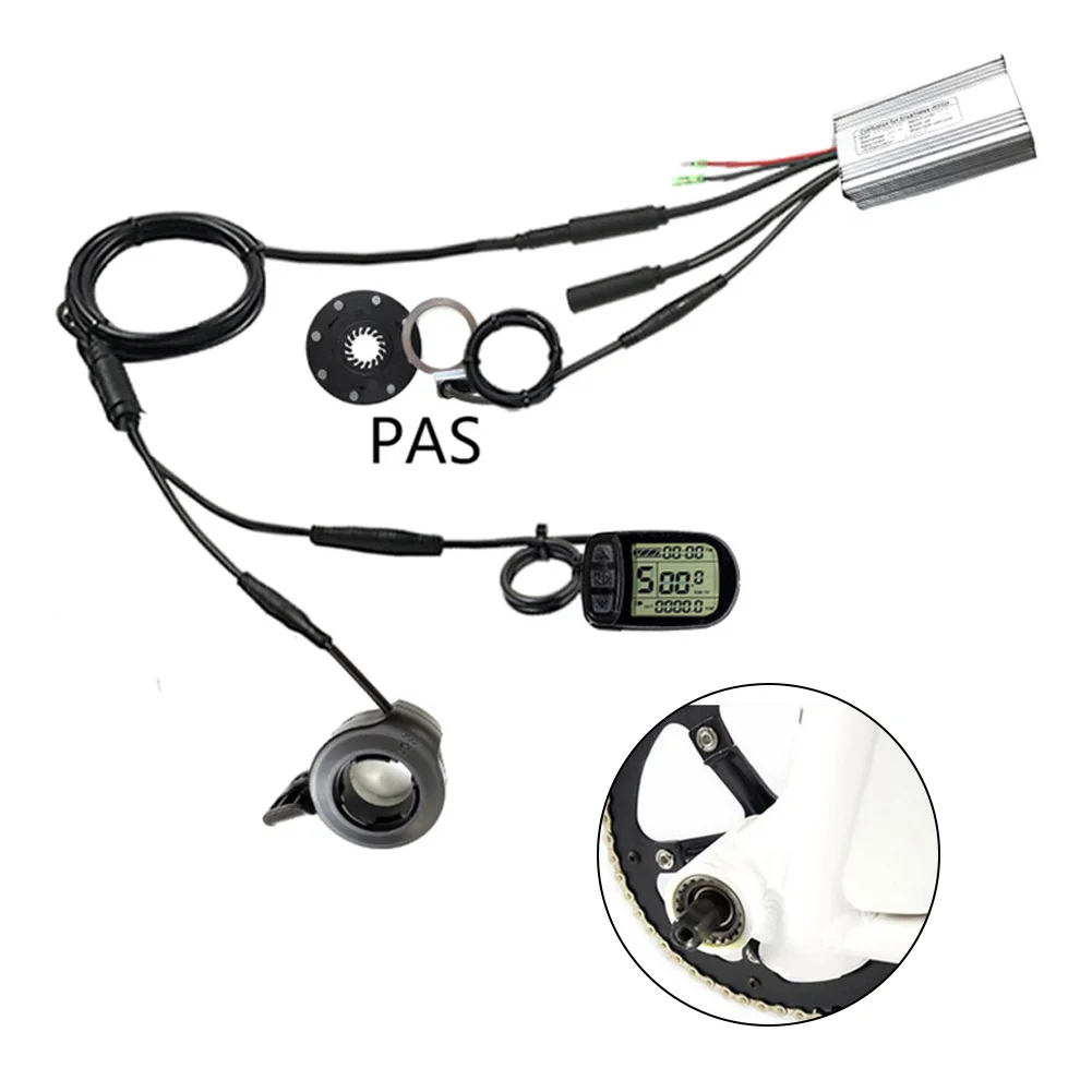 E-Bike KT Controller With LCD5 Display 36/48V 500W 22A Waterproof Controller PAS Thumb Throttle Set Electric Bicyle Accessory
E-Bike KT Controller With LCD5 Display 36/48V 500W 22A Waterproof Controller PAS Thumb Throttle Set Electric Bicyle Accessory