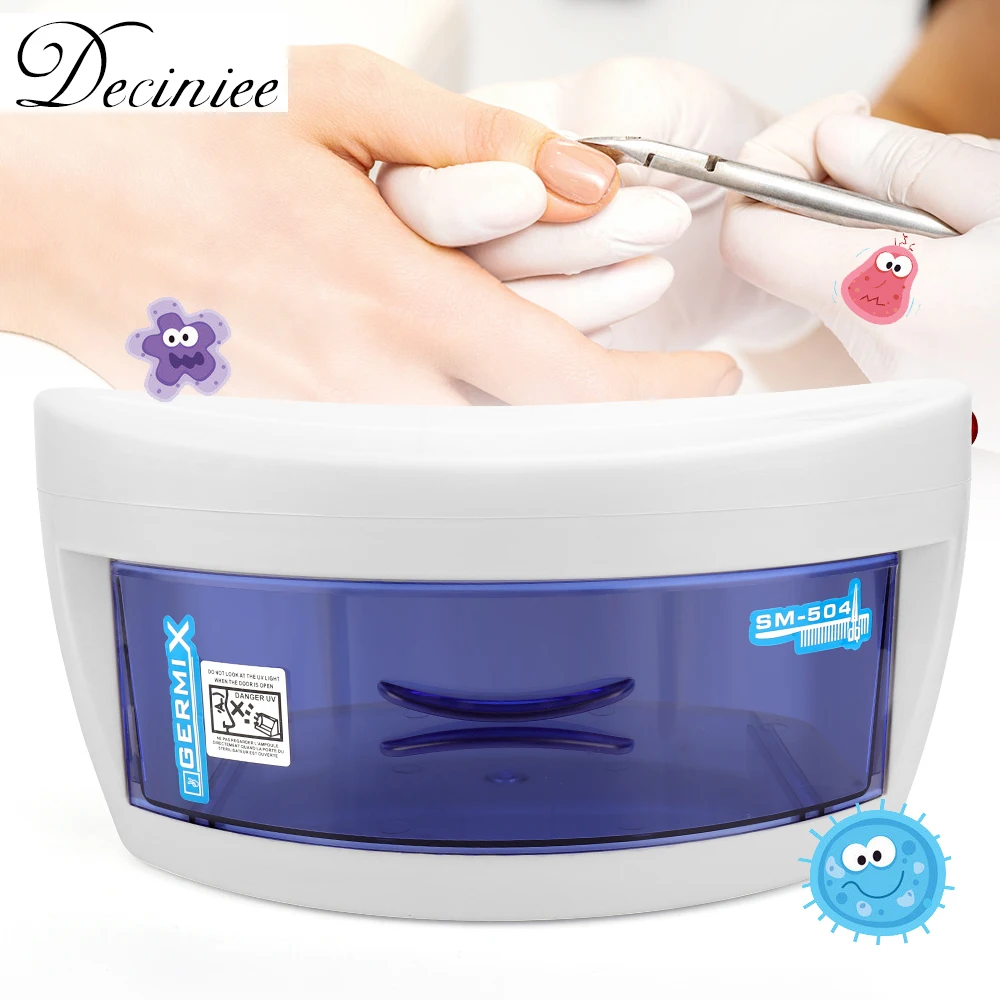 UV Sterilizer Instrument Disinfection Sterilizezation UV Manicure Tools Professional Nail Tweezers Tool Disinfection Box Cabinet
UV Sterilizer Instrument Disinfection Sterilizezation UV Manicure Tools Professional Nail Tweezers Tool Disinfection Box Cabinet