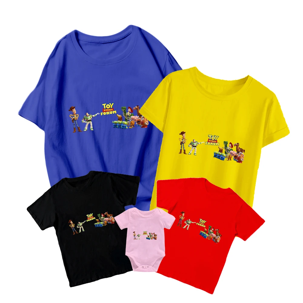 T Shirts Disney Toy Story Summer Kids Short Sleeve Baby Girl Boy Baby Romper Family Matching Adult Unisex Casual Comfy Tshirts
T Shirts Disney Toy Story Summer Kids Short Sleeve Baby Girl Boy Baby Romper Family Matching Adult Unisex Casual Comfy Tshirts
