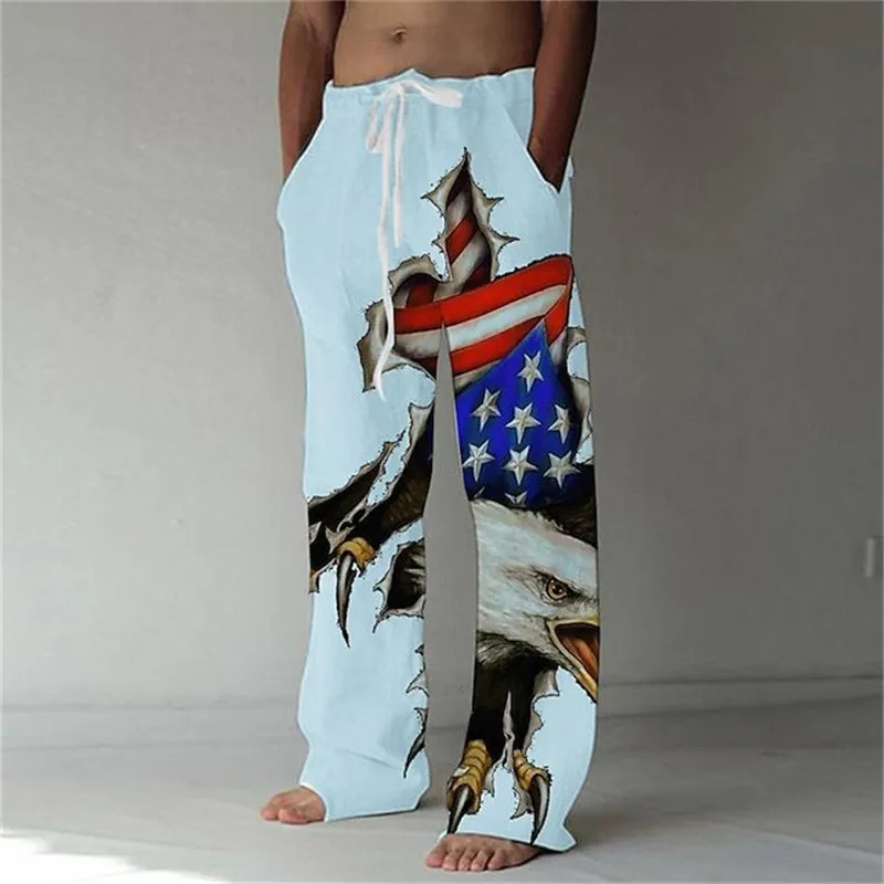 American Eagle Men's Pants Casual Pocket Wide Leg Pant Full Length Drawstring Man Sport Pants Plus Size Loose Pants Streetwear
American Eagle Men's Pants Casual Pocket Wide Leg Pant Full Length Drawstring Man Sport Pants Plus Size Loose Pants Streetwear