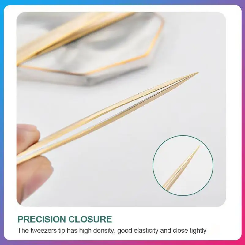 

Stainless Steel 3d Volume Eyelash Extension Tweezer 1 Pcs Superhard Tweezers Eyelashes Tweezers Anti-static Tweezers