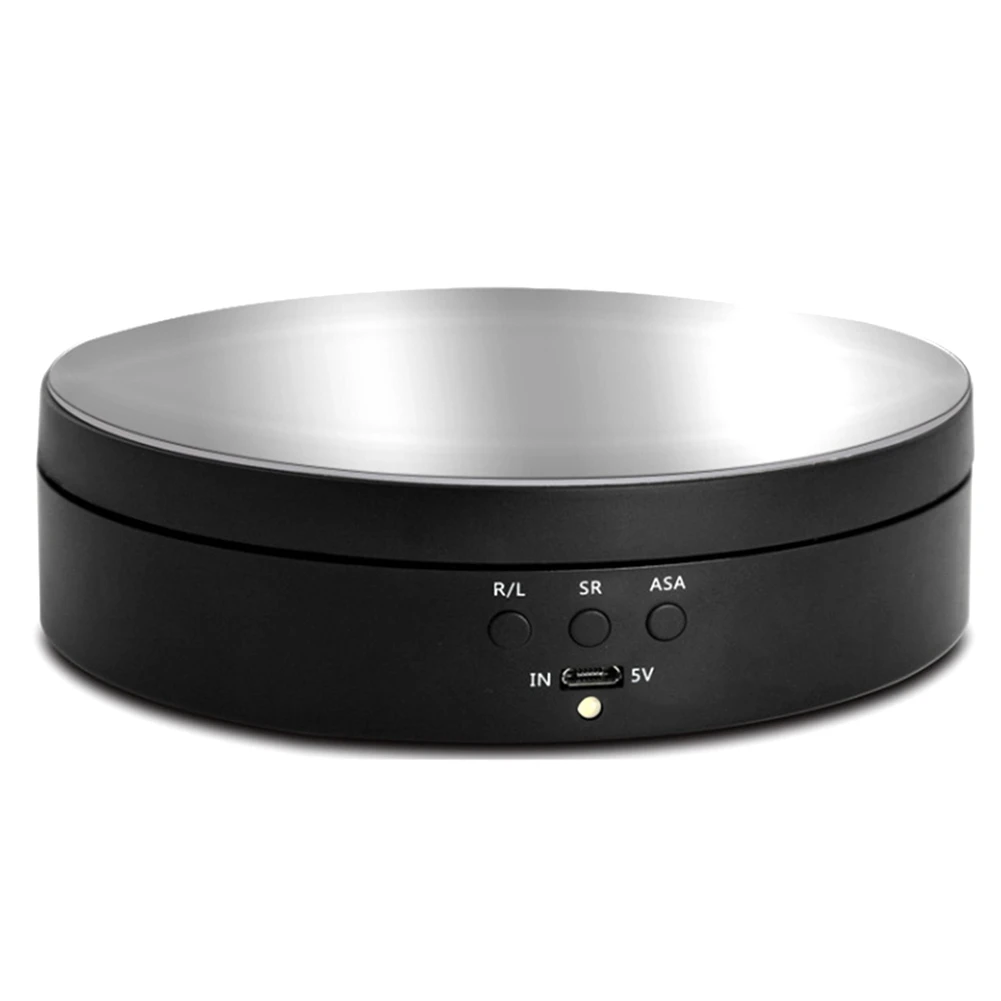 360 Degree Round Rotating Turntable Display Stand Photography Accessories Studio Photo Background Stand New(Black)
360 Degree Round Rotating Turntable Display Stand Photography Accessories Studio Photo Background Stand New(Black)