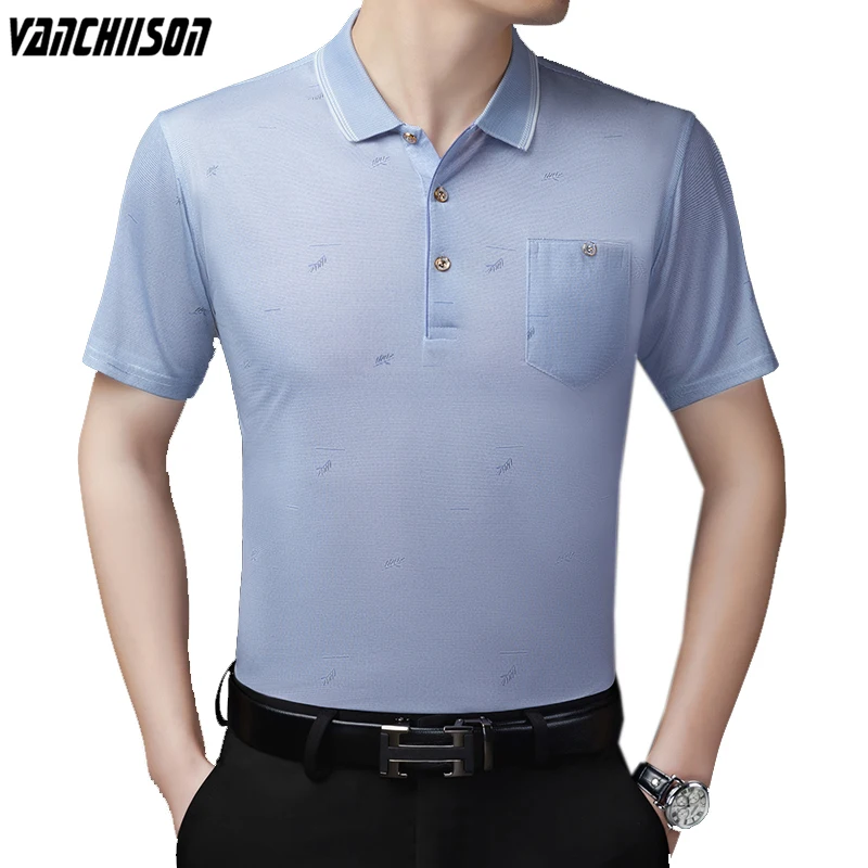 Men Polo Shirt Tops Short Sleeve for Summer Father Daddy Fashion Clothing Pocket Print Home Casual Male 90832
Men Polo Shirt Tops Short Sleeve for Summer Father Daddy Fashion Clothing Pocket Print Home Casual Male 90832