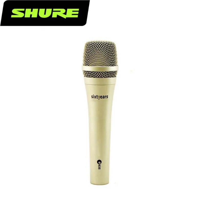 SHURE E935 Golden Wired Vocal Dynamic Microphone Professional Stage Performance Host Computer K Song Studio Microphone karaoke
SHURE E935 Golden Wired Vocal Dynamic Microphone Professional Stage Performance Host Computer K Song Studio Microphone karaoke