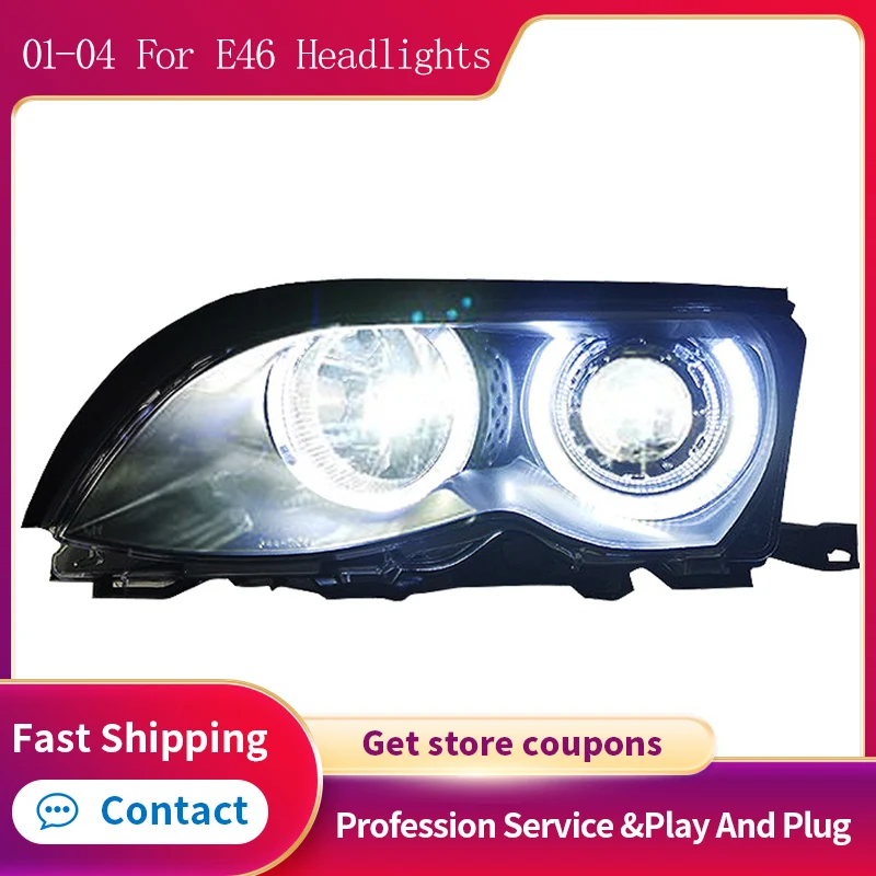 LED Headlight Daytime running lights Dynamic Auto Styling Decoration Accessories For BMW E46 320i 318i 323i 325i 2001-2004
LED Headlight Daytime running lights Dynamic Auto Styling Decoration Accessories For BMW E46 320i 318i 323i 325i 2001-2004