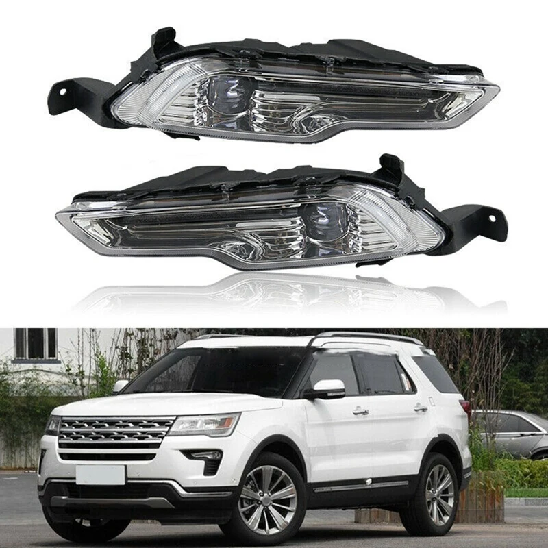1Pair Car Bumper DRL LED Fog Light For Ford Explorer 18 19 Ford Fusion 17-18 Auto Driving Lamp Daytime Running Light
1Pair Car Bumper DRL LED Fog Light For Ford Explorer 18 19 Ford Fusion 17-18 Auto Driving Lamp Daytime Running Light