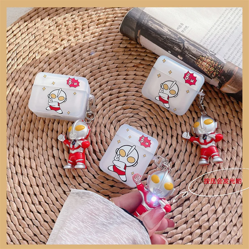 Cute Cartoon Ultraman Pendant AirPods 3 Case Apple AirPods 2 Case Cover AirPods Pro Case IPhone Earphone Accessories AirPod Case
Cute Cartoon Ultraman Pendant AirPods 3 Case Apple AirPods 2 Case Cover AirPods Pro Case IPhone Earphone Accessories AirPod Case