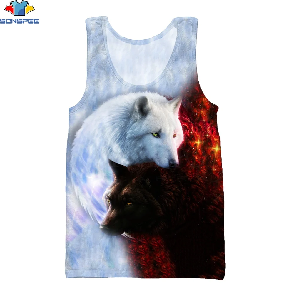 SONSPEE 2022 3D Wolf Printing Pattern Men Women Oversized Vest Harajuku Summer Sleeveless Tank Top Breathable Sports Men's
SONSPEE 2022 3D Wolf Printing Pattern Men Women Oversized Vest Harajuku Summer Sleeveless Tank Top Breathable Sports Men's