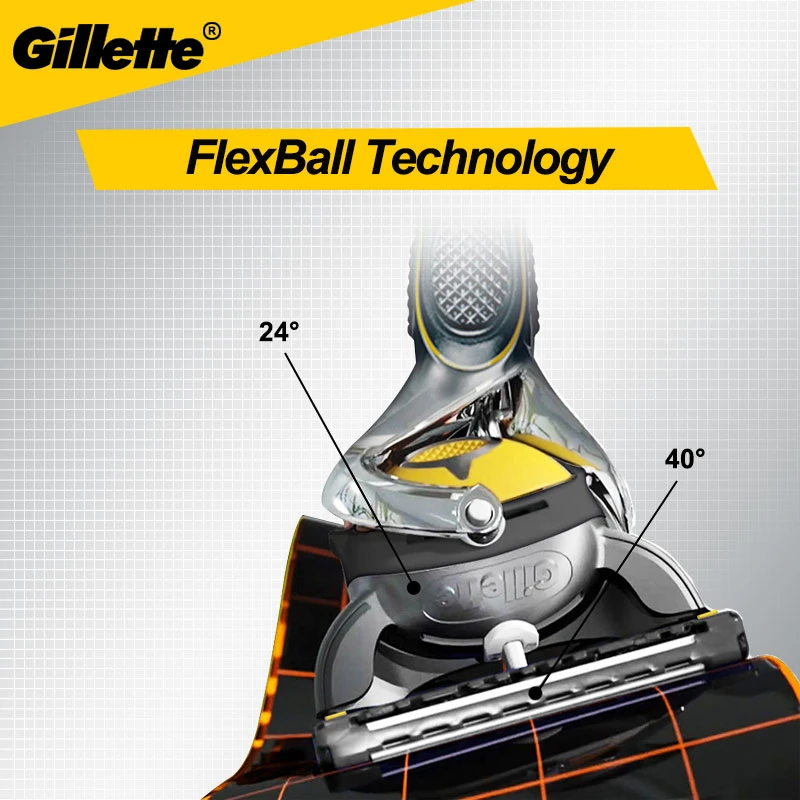 Оригинальная бритва Gillette Fusion Proshield 5-слойный держатель ручки из нержавеющей стали