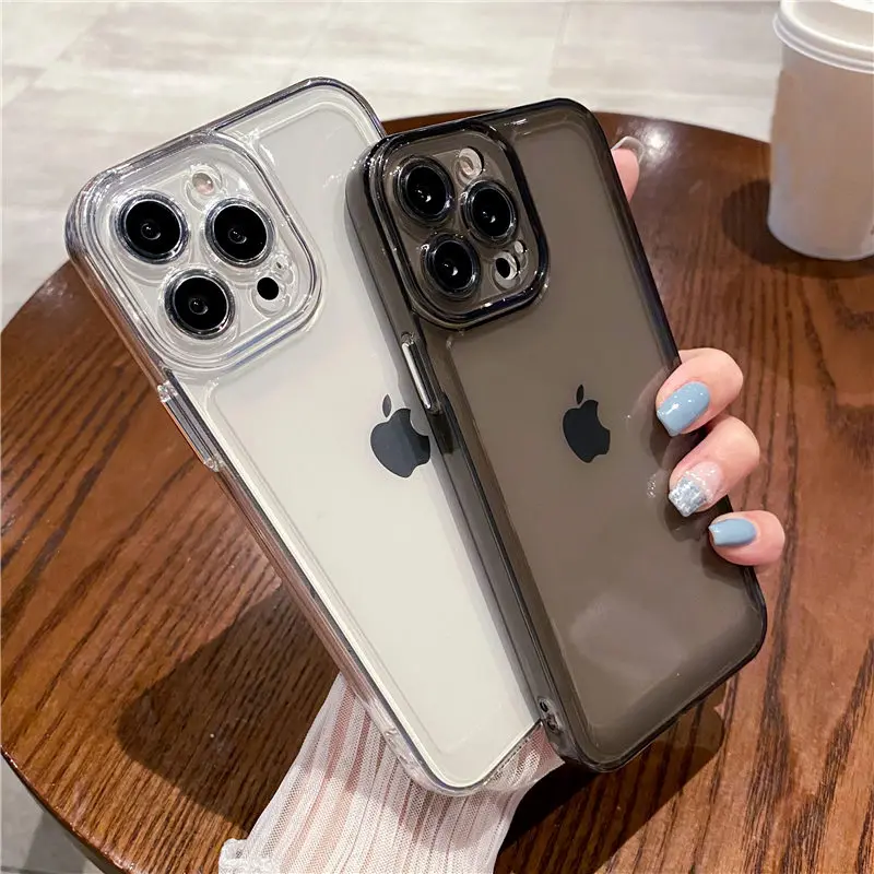 Camera Protection Transparent Soft Phone Case For iPhone 13 12 11 Pro Max X XS Max XR 7 8 Plus SE Clear Shockproof Bumper Cover
Camera Protection Transparent Soft Phone Case For iPhone 13 12 11 Pro Max X XS Max XR 7 8 Plus SE Clear Shockproof Bumper Cover