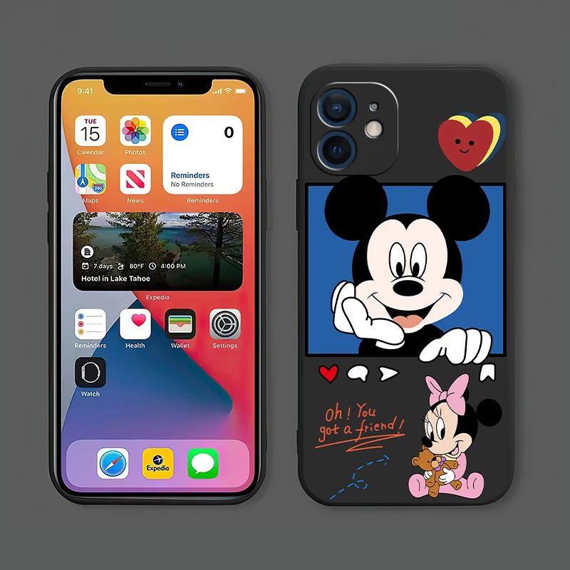 Disney Mickey Minnie Funda Phone Case For iPhone 11 13 12 Pro Max 12 13 Mini X XR XS MAX SE 2020 7 8 6s Plus Celular Soft Coque
Disney Mickey Minnie Funda Phone Case For iPhone 11 13 12 Pro Max 12 13 Mini X XR XS MAX SE 2020 7 8 6s Plus Celular Soft Coque