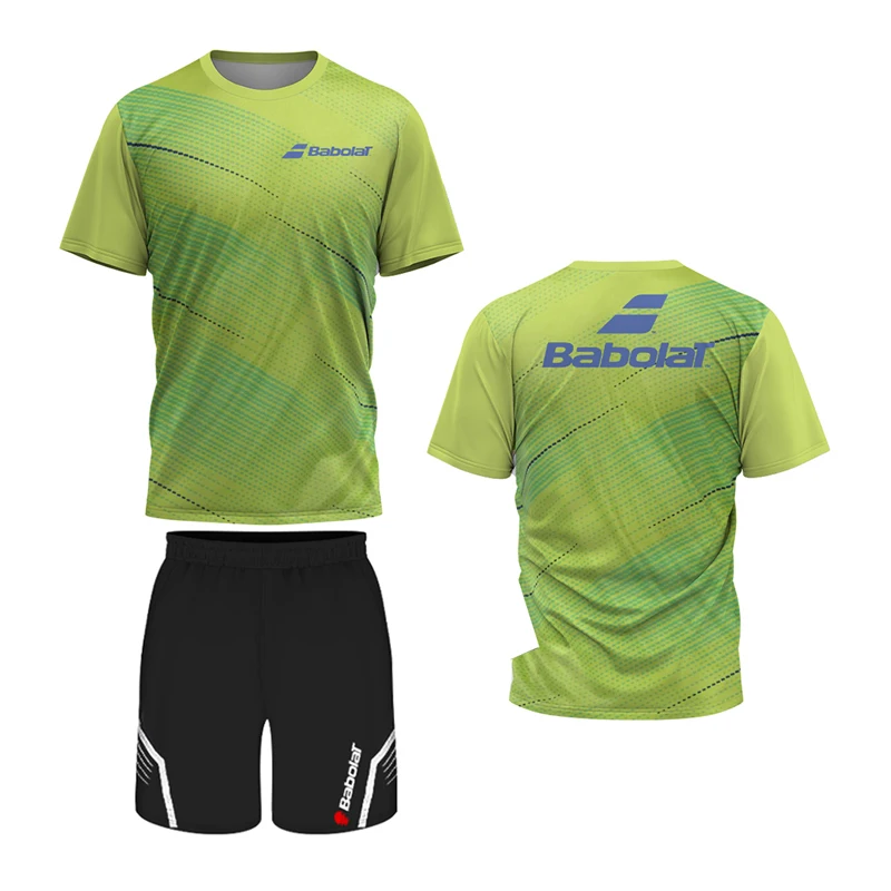Babolat Men's Tracksuit Sports T-Shirt And Shorts Suit Badminton T-shirt Tennis Clothes Volleyball Jersey Custom Team Clothing
Babolat Men's Tracksuit Sports T-Shirt And Shorts Suit Badminton T-shirt Tennis Clothes Volleyball Jersey Custom Team Clothing