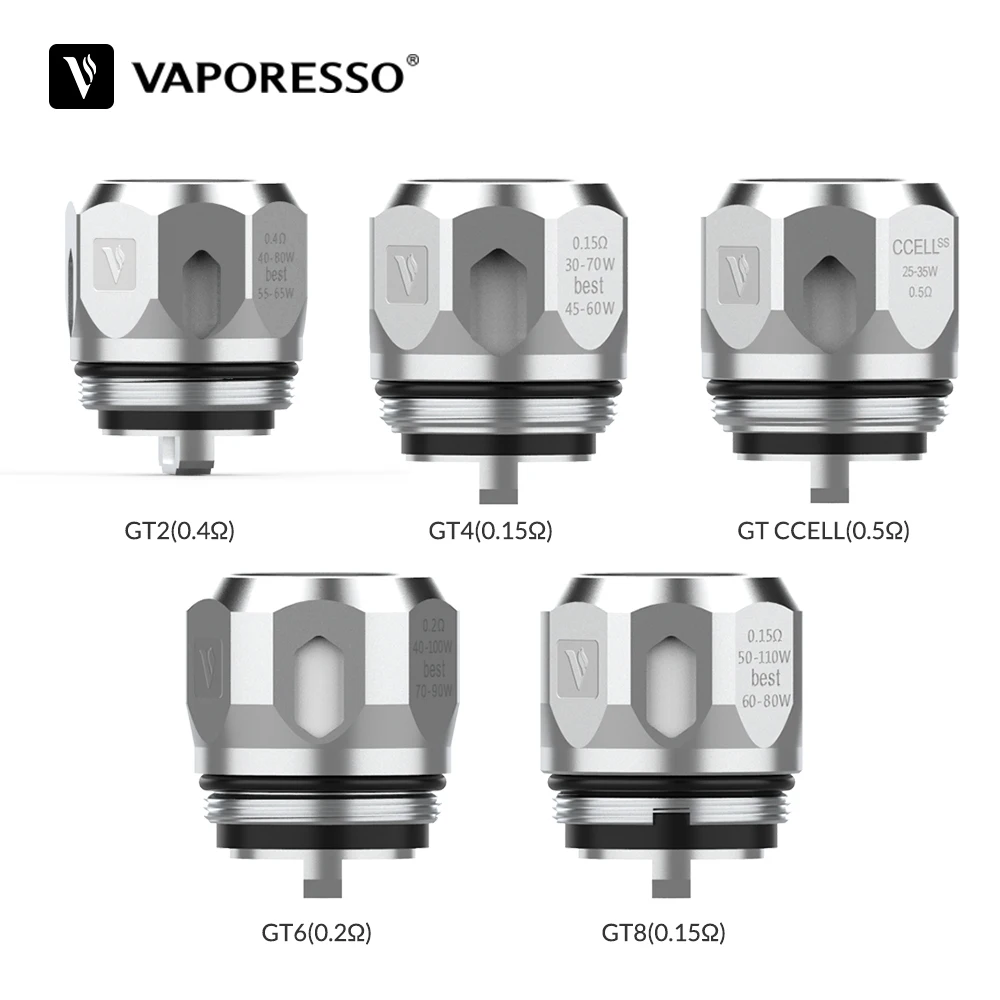 Vaporesso GT сменная катушка для резервуара Revenger NRG (3 шт./упак.) GT4 0.15ohm/GT MESH 0.18ohm/GT CCELL2 0.3ohm
Vaporesso GT сменная катушка для резервуара Revenger NRG (3 шт./упак.) GT4 0.15ohm/GT MESH 0.18ohm/GT CCELL2 0.3ohm
