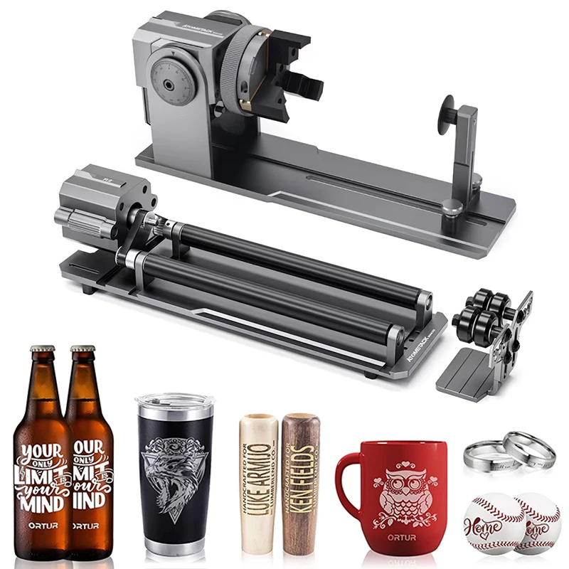Atomstack Maker R1 Pro Jaw Chuck R2 Y-axis Rotary Roller Engraving Module For Cylindrical Wine Glass Tumbler Ring
Atomstack Maker R1 Pro Jaw Chuck R2 Y-axis Rotary Roller Engraving Module For Cylindrical Wine Glass Tumbler Ring