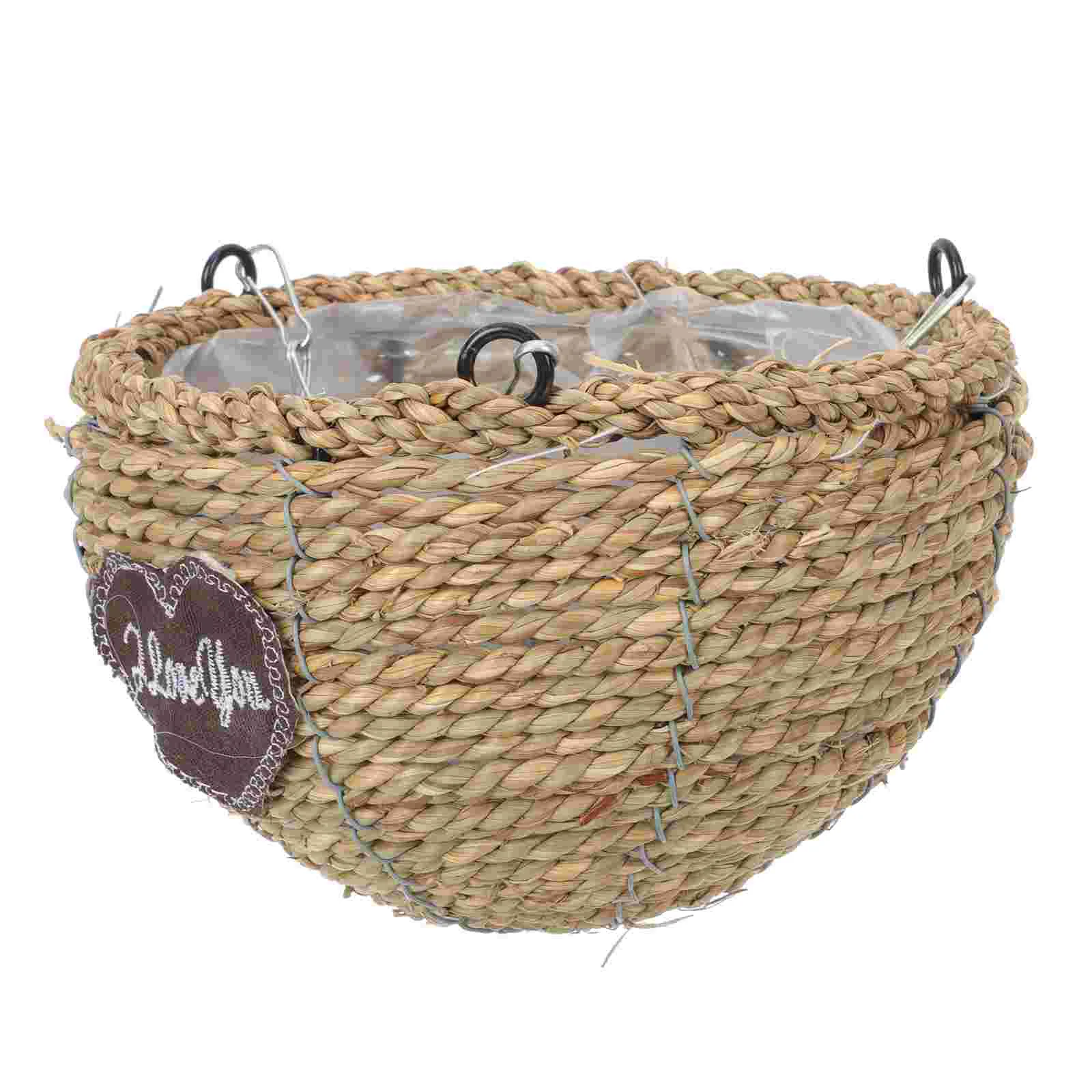 Hanging Basket Planter Flower Wicker Baskets Wall Pot Planters Rattan Outdoor Pots Indoor Woven Straw Cone Shaped Large Chains
Hanging Basket Planter Flower Wicker Baskets Wall Pot Planters Rattan Outdoor Pots Indoor Woven Straw Cone Shaped Large Chains