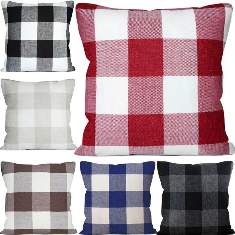 Popular Sofa Cushion Cover Embrace Pillowcase Plaid Pillow Case Cotton and Linen Solid Color Striped Pillow Cover Room Decor
Popular Sofa Cushion Cover Embrace Pillowcase Plaid Pillow Case Cotton and Linen Solid Color Striped Pillow Cover Room Decor