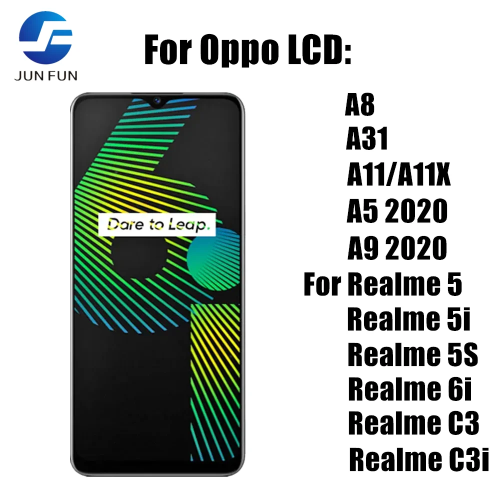 Original For OPPO Realme C3 LCD Touch Screen For OPPO A9 A5 A31 2020 A8 A11 A11X Display Realme C3i 5 5i 5s 6i Digitizer Parts
Original For OPPO Realme C3 LCD Touch Screen For OPPO A9 A5 A31 2020 A8 A11 A11X Display Realme C3i 5 5i 5s 6i Digitizer Parts
