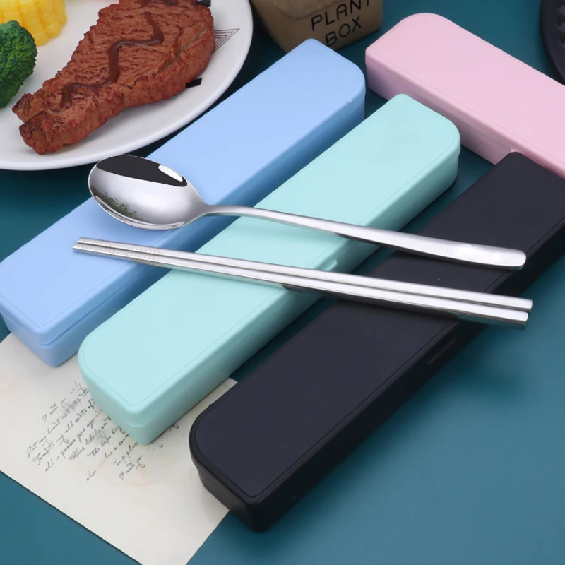 Korean Portable Picnic Dinnerware Camping Travel Flatware 304 Stainless Steel with Case Spoon Set
Korean Portable Picnic Dinnerware Camping Travel Flatware 304 Stainless Steel with Case Spoon Set