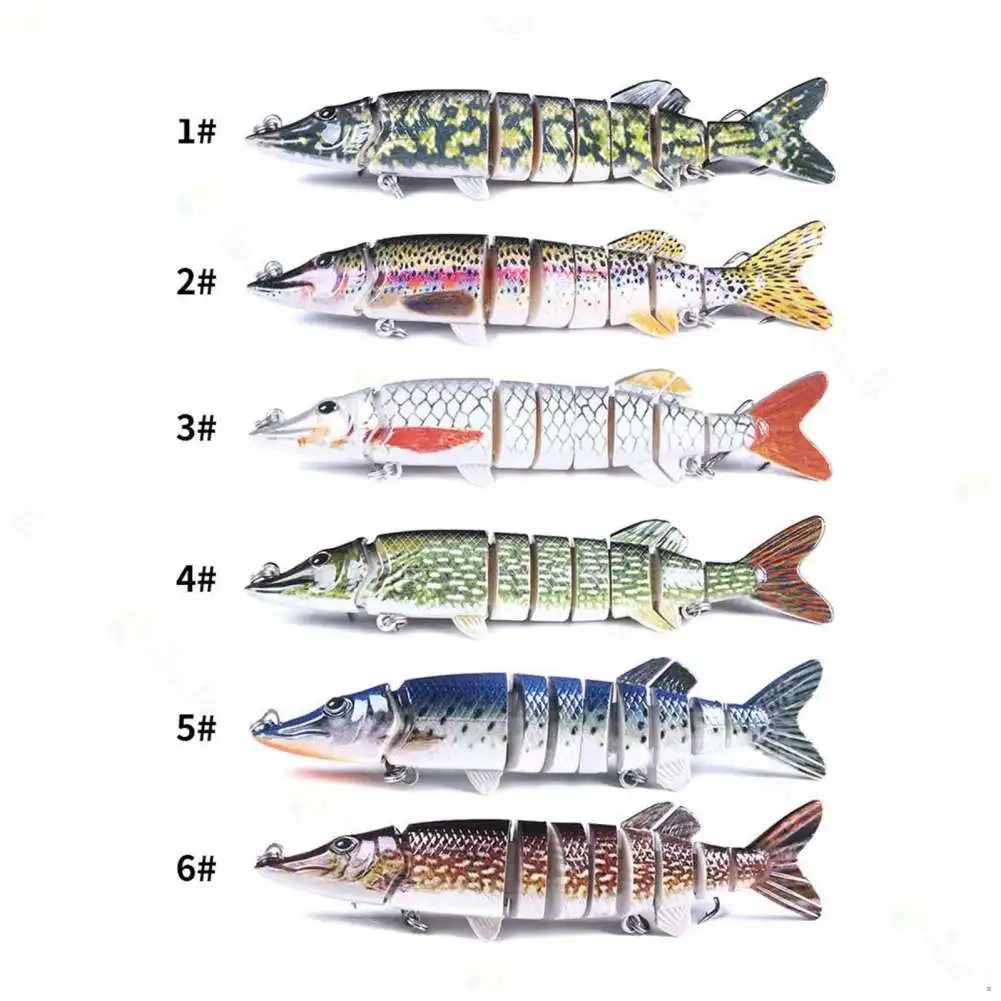 

Lifelike Lure Bait Fishing Lures For Bass Trout Perch Jointed Swimbait Hard Bait Freshwater Saltwater Fishing Gear 12.7-2cm 6pcs