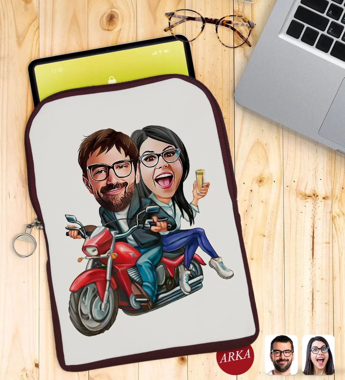 Персонализированный портативный защитный чехол для планшета в стиле Дня Святого Валентина
Персонализированный портативный защитный чехол для планшета в стиле Дня Святого Валентина