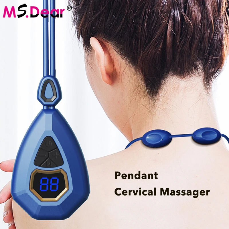 MsDear Pendant Cervical Spine Massager Hanging EMS Pulse Hot Compress Heating Shoulder Massage Cervical Neck Back Care Apparatus
MsDear Pendant Cervical Spine Massager Hanging EMS Pulse Hot Compress Heating Shoulder Massage Cervical Neck Back Care Apparatus