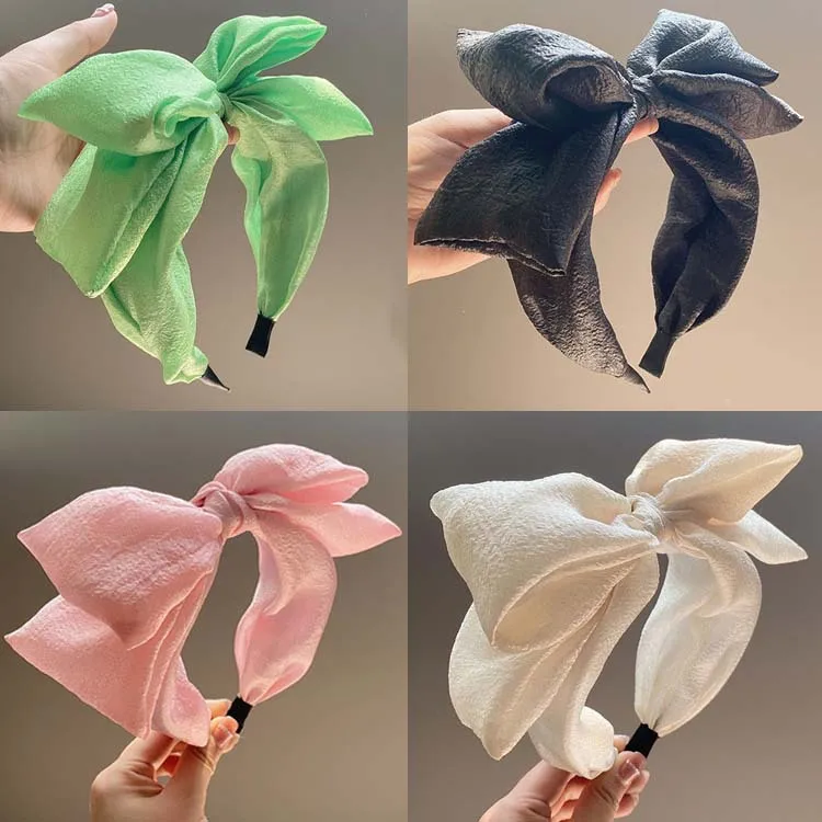 New Fashion Women Headband Double-layer Big Bowknot Hairband Wide Side Headwear Girls Summer Turban Hair Accessories
New Fashion Women Headband Double-layer Big Bowknot Hairband Wide Side Headwear Girls Summer Turban Hair Accessories