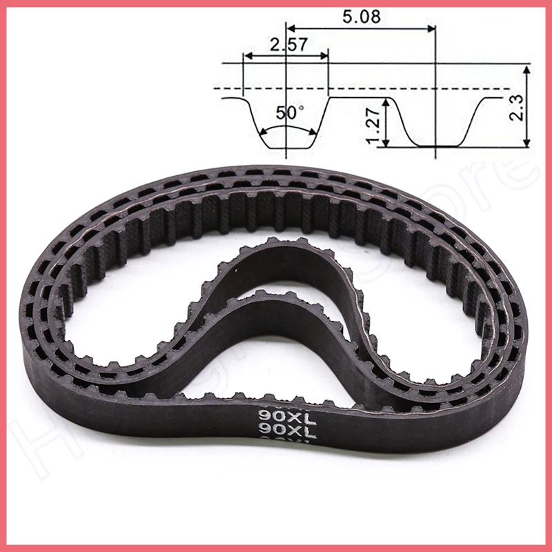 XL Closed Loop Rubber Timing Belt XL126 130 134 140 142 150 160 170 180 190 200 Pitch 5.08mm Drive Belts Width 10mm
XL Closed Loop Rubber Timing Belt XL126 130 134 140 142 150 160 170 180 190 200 Pitch 5.08mm Drive Belts Width 10mm