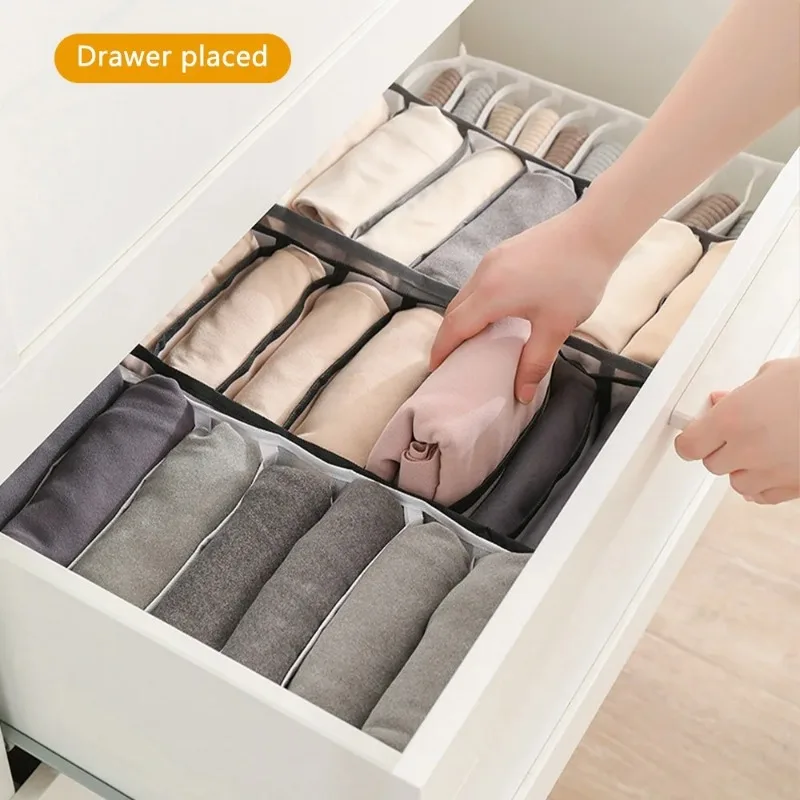 

Clothes Organizer Underwear Bra Socks Artifact Compartment Box Clothes Organizer Trousers Clothes Jeans Storage Box Wardrobe