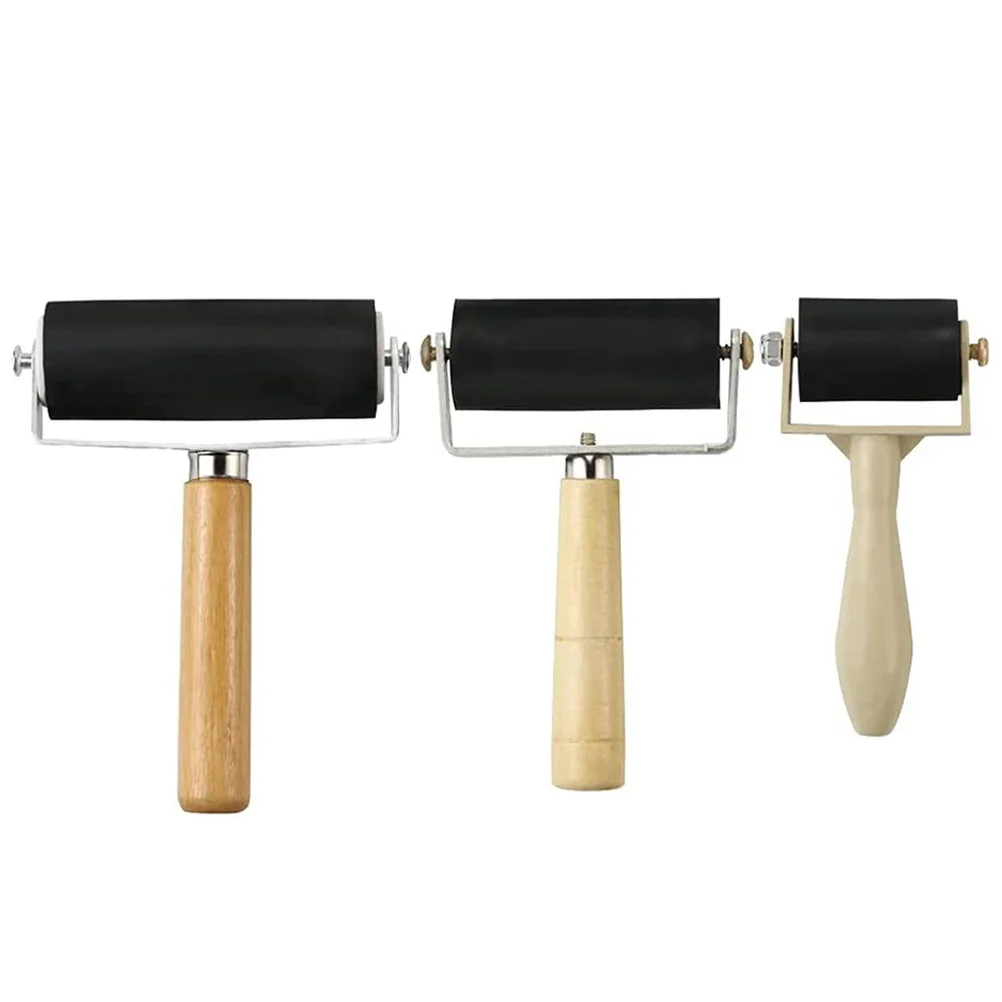 Roller Brayer Rubber Craft Household Small Manual Compact Rollers Kids Resistant Function Multi Replaceable Wear Press 
Roller Brayer Rubber Craft Household Small Manual Compact Rollers Kids Resistant Function Multi Replaceable Wear Press