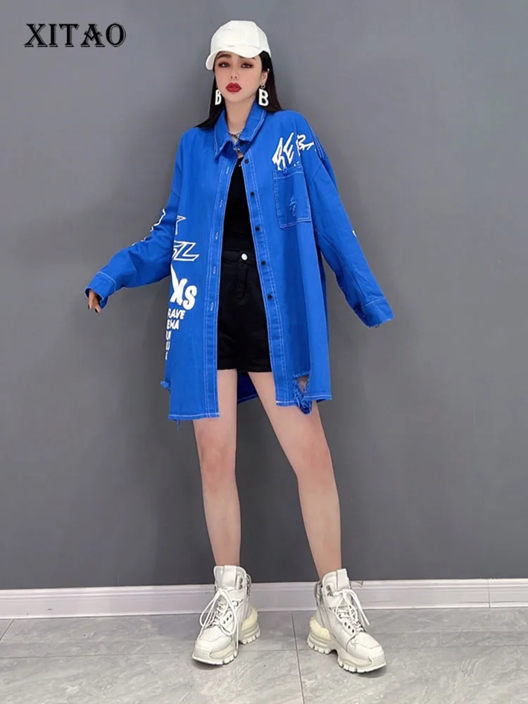 XITAO Print Pattern Blouse Fashion Full Sleeve Goddess Fan Casual Single Breast Pocket Spring Minority Loose Shirt WLD6806
XITAO Print Pattern Blouse Fashion Full Sleeve Goddess Fan Casual Single Breast Pocket Spring Minority Loose Shirt WLD6806