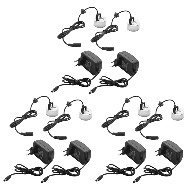 6Pcs With Plug 45Mm Humidifier Ultrasonic Mist Maker Industrial Incubator 24V Nebulizer Atomizer Head Fogger EU Plug
6Pcs With Plug 45Mm Humidifier Ultrasonic Mist Maker Industrial Incubator 24V Nebulizer Atomizer Head Fogger EU Plug
