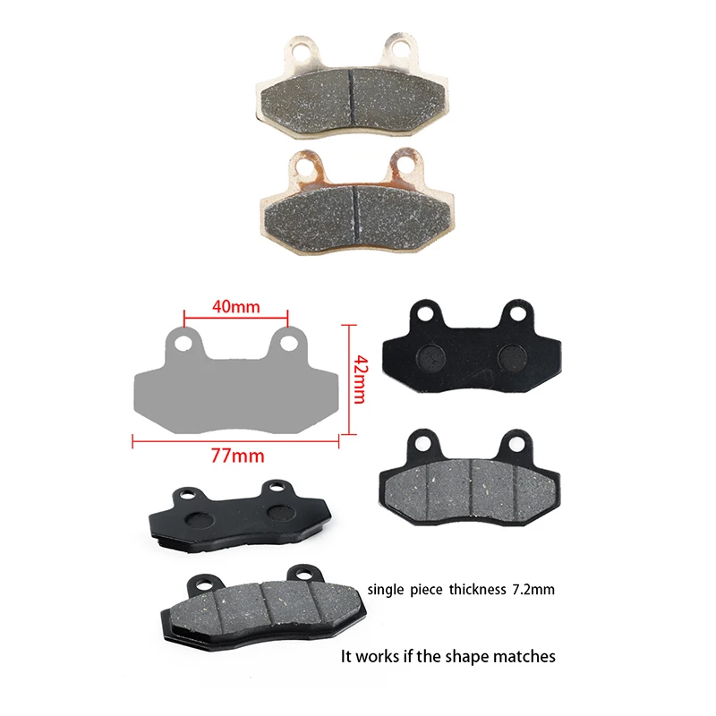 Heavy Duty Copper Rear Brake Pads for Motorcycle ATV 50cc 70cc-125cc 140cc 150cc 160cc Pit Bike
Heavy Duty Copper Rear Brake Pads for Motorcycle ATV 50cc 70cc-125cc 140cc 150cc 160cc Pit Bike