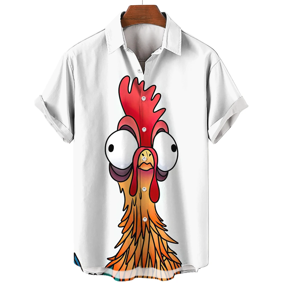 Hawaiian Shirts For Men 3d Funny Chicken Print Men’S Clothing Summer Casual Short Sleeve Oversized-Shirts Beach Party Sweatshirt
Hawaiian Shirts For Men 3d Funny Chicken Print Men’S Clothing Summer Casual Short Sleeve Oversized-Shirts Beach Party Sweatshirt