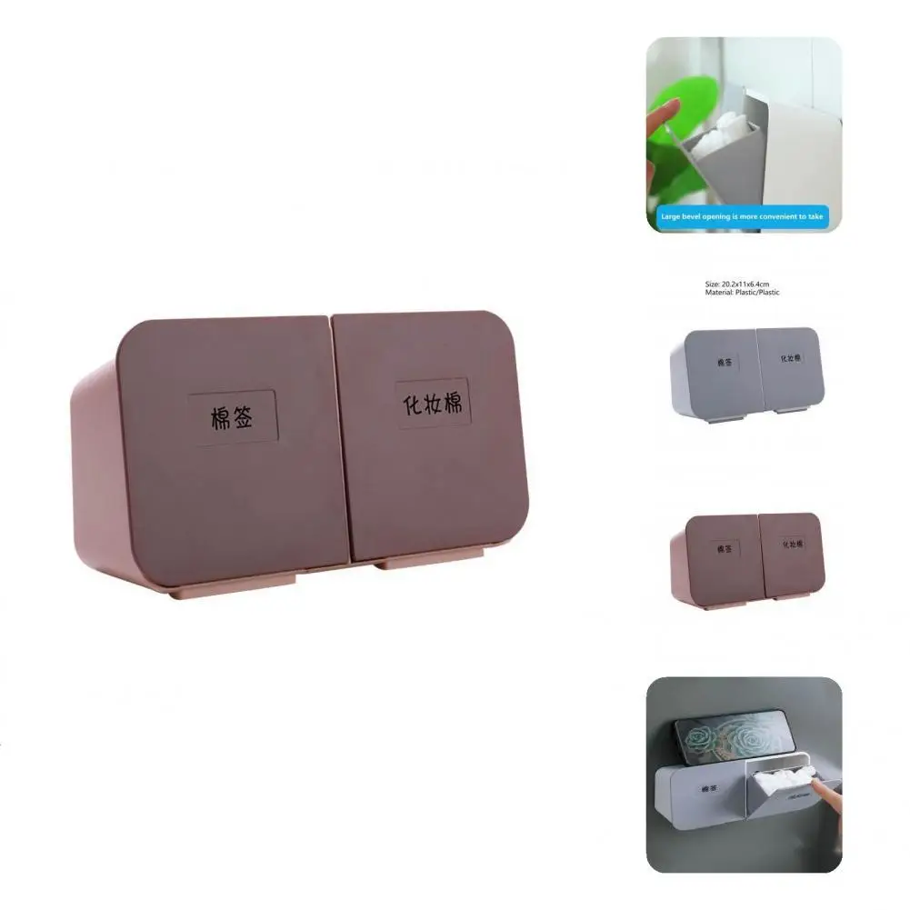 Durable Cotton Swab Storage Box Waterproof Plastic Wall Cotton Swab Holder for Office Kitchen Washroom Cotton Swab Box
Durable Cotton Swab Storage Box Waterproof Plastic Wall Cotton Swab Holder for Office Kitchen Washroom Cotton Swab Box