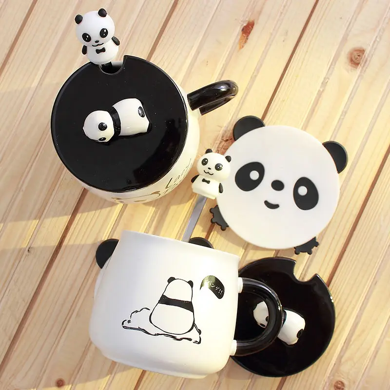 Panda coffee cup breakfast large capacity water cup creative cartoon milk cup ceramic coffee cup with icing and spoon
Panda coffee cup breakfast large capacity water cup creative cartoon milk cup ceramic coffee cup with icing and spoon