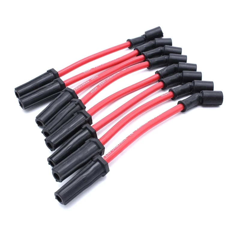 10.5mm Spark Plug Wire Set Replacement for GMC Cadillac Camaro Pontiac 2009-2015 19297035 9748UU 9748HH (8 Pack)
10.5mm Spark Plug Wire Set Replacement for GMC Cadillac Camaro Pontiac 2009-2015 19297035 9748UU 9748HH (8 Pack)
