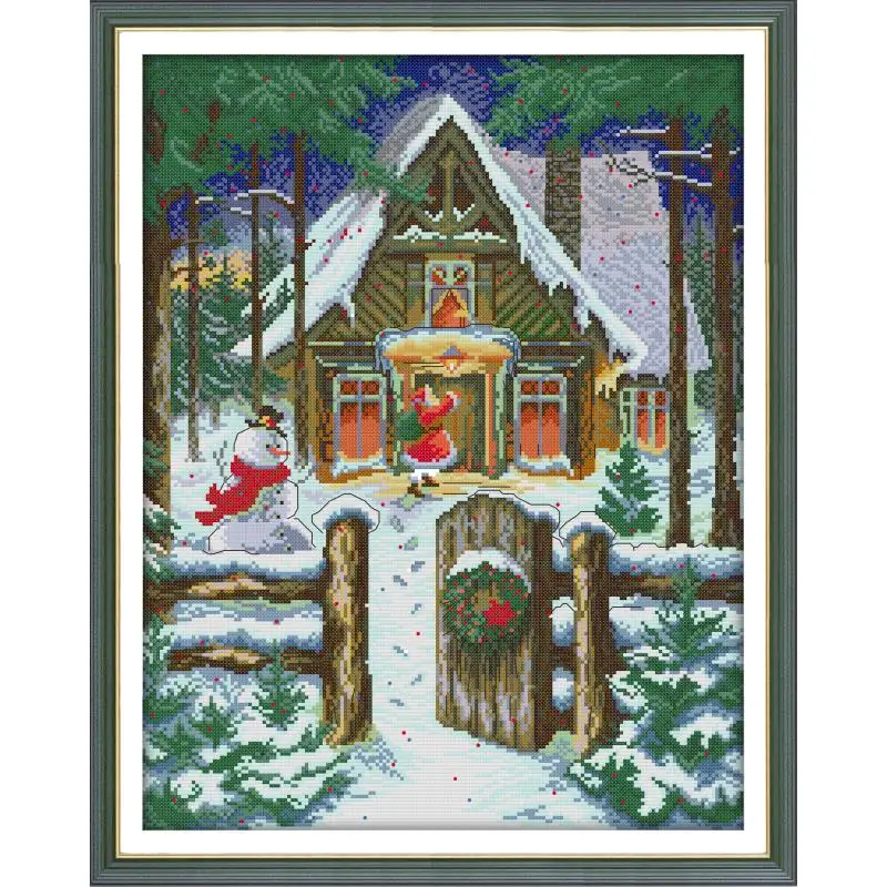 Santa Advent DIY Winter Snow Bokeh Cross Stitch Kit Aida 14CT 11CT Count Canvas Print Embroidery Needlework Set Home Decor Gifts
Santa Advent DIY Winter Snow Bokeh Cross Stitch Kit Aida 14CT 11CT Count Canvas Print Embroidery Needlework Set Home Decor Gifts