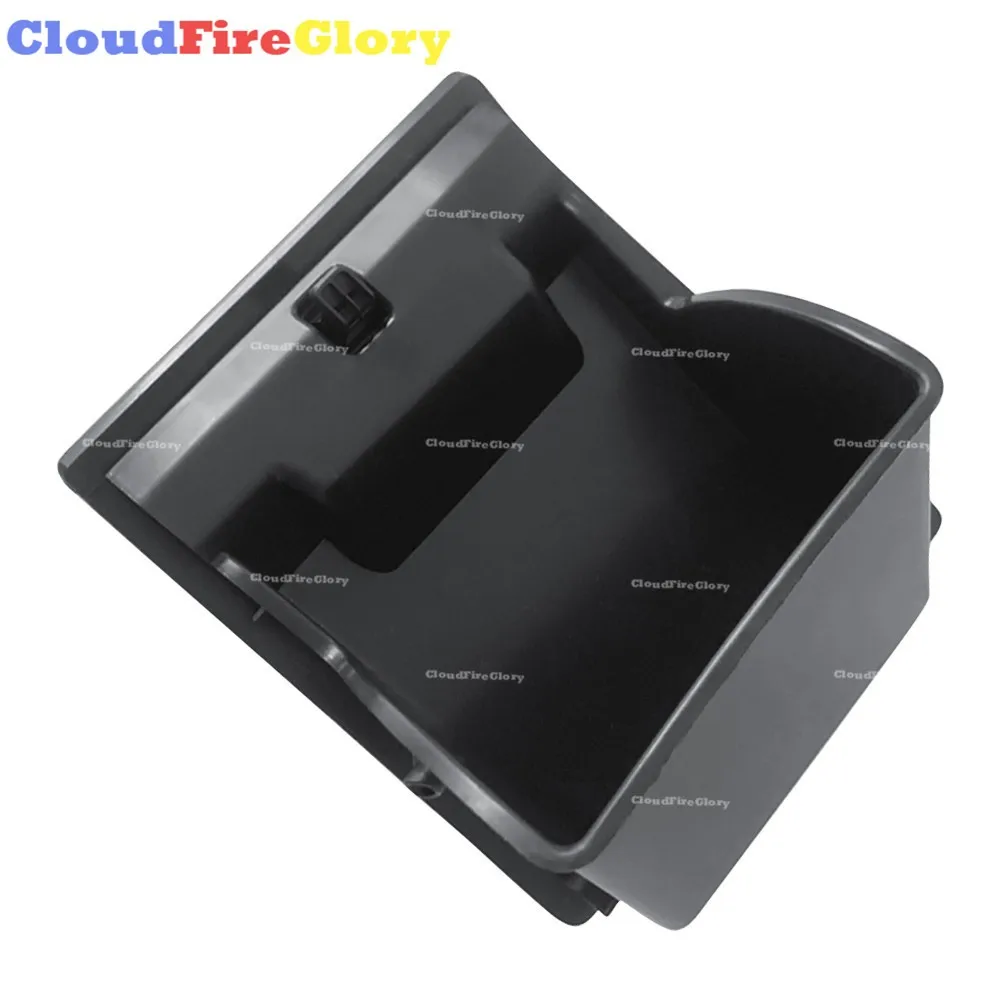 

CloudFireGlory For Toyota Camry 2018 2019 2020 2021 Black Front Coin Box Holder Compatible Plastic 55450-06010-C0