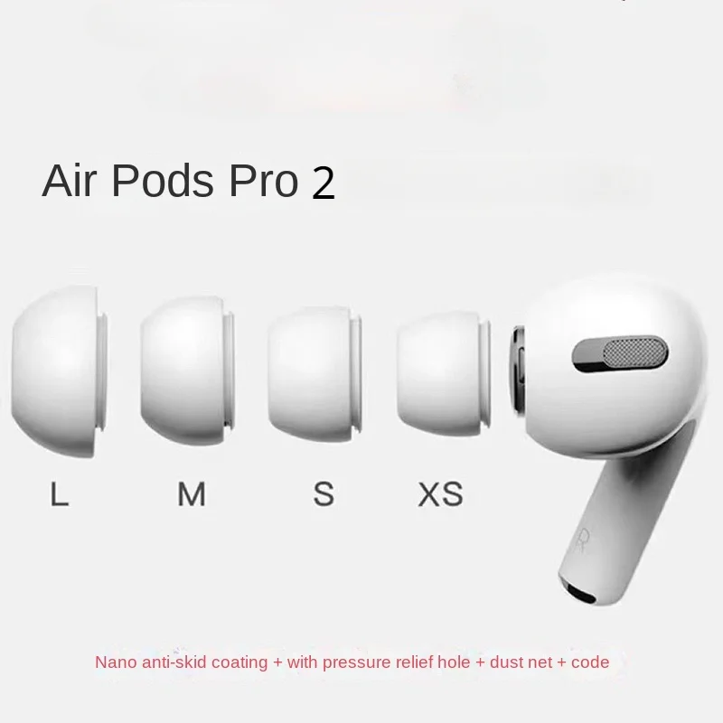 For AirpodsPro 2 Eartips EarPlug Earphone Cover Silicone Cover Rubber Plug Ear Cap Anti Allergy Disassembly for Airpods Pro
For AirpodsPro 2 Eartips EarPlug Earphone Cover Silicone Cover Rubber Plug Ear Cap Anti Allergy Disassembly for Airpods Pro