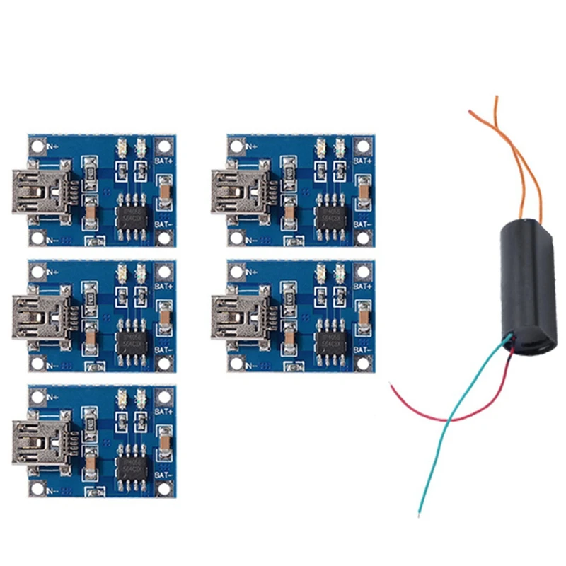 5 шт., зарядная плата для литиевого аккумулятора Mini USB 1 а и 1 шт., 3 в-6 В постоянного тока до 400000 кВ, в, Повышающий Модуль генератора мощности
5 шт., зарядная плата для литиевого аккумулятора Mini USB 1 а и 1 шт., 3 в-6 В постоянного тока до 400000 кВ, в, Повышающий Модуль генератора мощности
