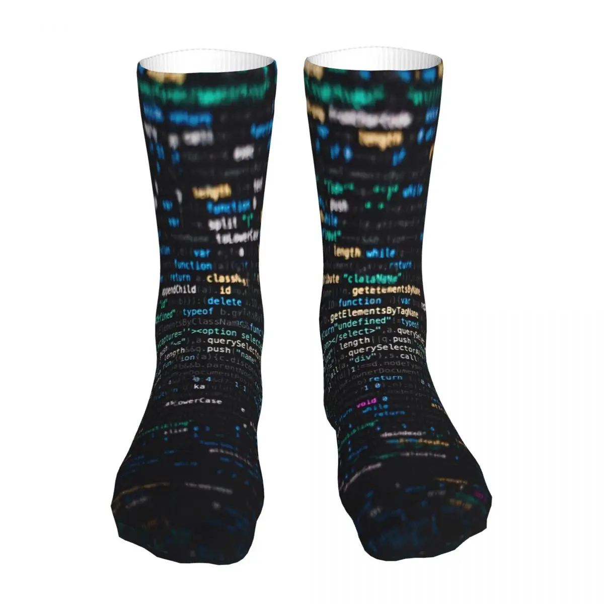 

Программное обеспечение программируемый код на черном фоне носки мужские женские мужские носки из полиэстера индивидуальные чулки Sweetshirt