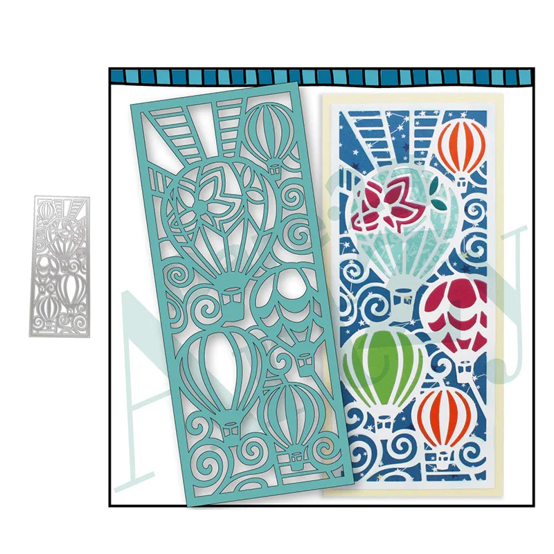 Hot Air Balloon Rectangle Metal Cutting Dies Craft for Scrapbooking Handmade Knife Mould Blade Punch Stencils Cut Model Decor
Hot Air Balloon Rectangle Metal Cutting Dies Craft for Scrapbooking Handmade Knife Mould Blade Punch Stencils Cut Model Decor