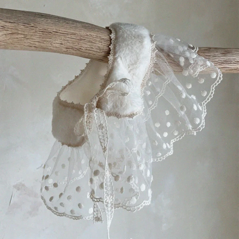 Korean Style Baby Cute Lace Princess Shawl Baby Girl Sweet Exquisite Small Scarf Fur Collar
Korean Style Baby Cute Lace Princess Shawl Baby Girl Sweet Exquisite Small Scarf Fur Collar
