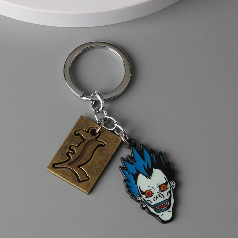 Anime Death Note L Ryuuku Ryuk Keychain Grim Reaper Ryuk Pendant Key Chain Bag Key Accessories for Women Men Jewelry Fans Gift
Anime Death Note L Ryuuku Ryuk Keychain Grim Reaper Ryuk Pendant Key Chain Bag Key Accessories for Women Men Jewelry Fans Gift